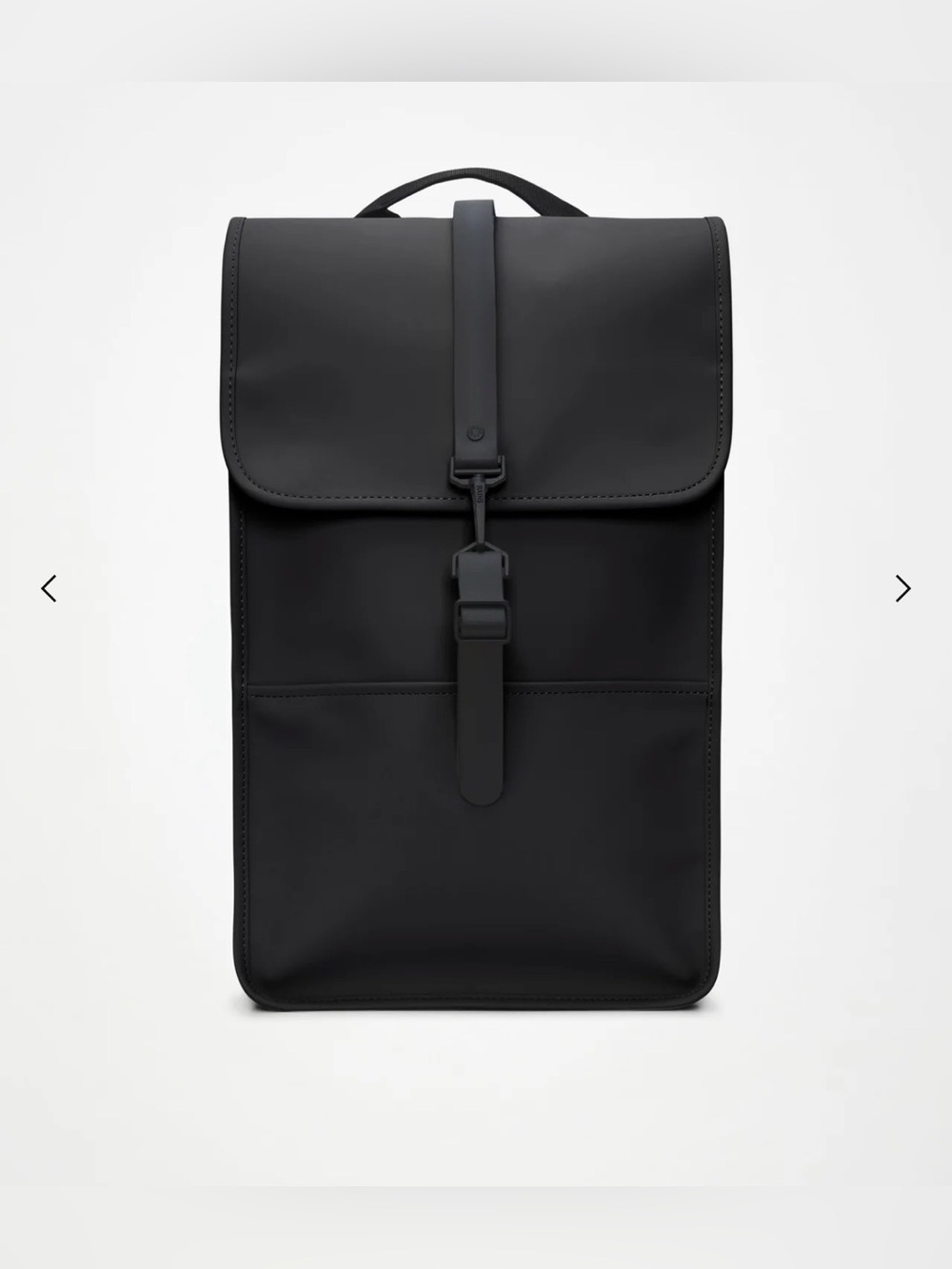 Rains 
Backpack is clean and ever-contemporary. Like new no tag